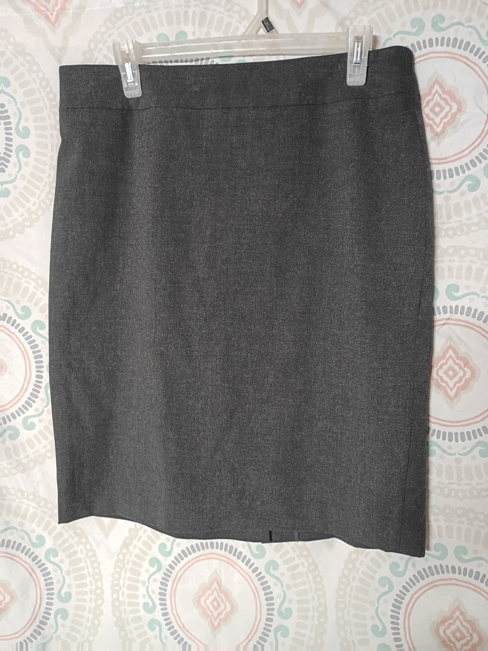 Jones New York Charcoal Gray Pencil Skirt